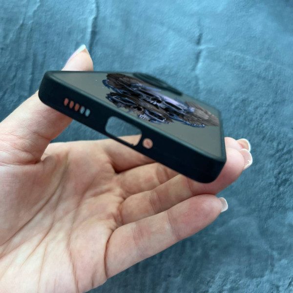 Чехол для Xiaomi Redmi Note 13 Pro Plus череп с крыльями