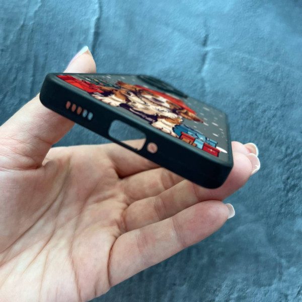 Чехол для Xiaomi Redmi Note 13 Pro Plus новогодний собачка
