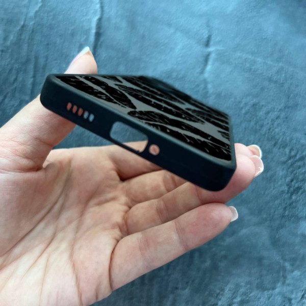 Чехол для Xiaomi Redmi Note 13 Pro Plus черные губы