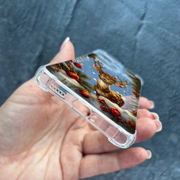 Чехол для Xiaomi Redmi Note 13 Pro Plus Бемби противоударный прозрачный силиконовый чехол