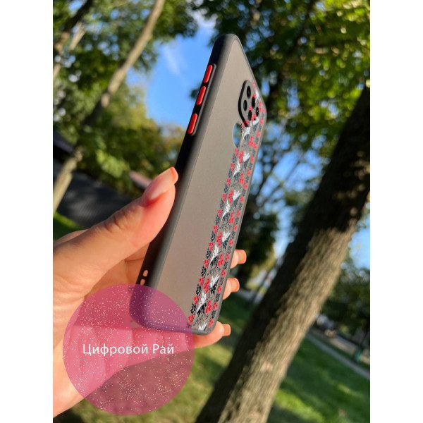 Чохол для Xiaomi Redmi Note 9 / Redmi 10X вишиванка Миколаївщина
