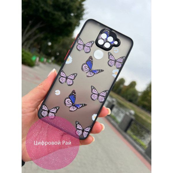 Чехол для Xiaomi Redmi Note 9 / Redmi 10X бабочки