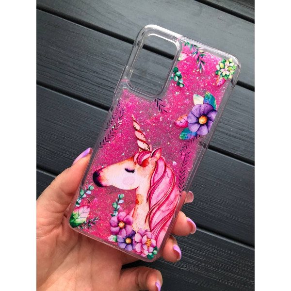 Чехол для Xiaomi Redmi 9T переливашка аквариум единорог