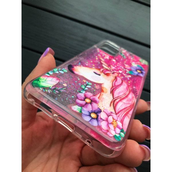 Чехол для Xiaomi Redmi 9T переливашка аквариум единорог