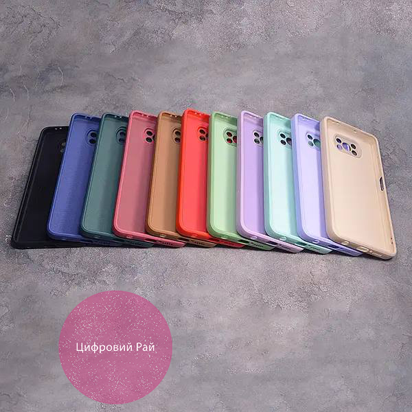 Однотонний чохол для Xiaomi Poco X3 NFC / Poco X3 Pro з soft-touch покриттям і мікрофіброю всередині