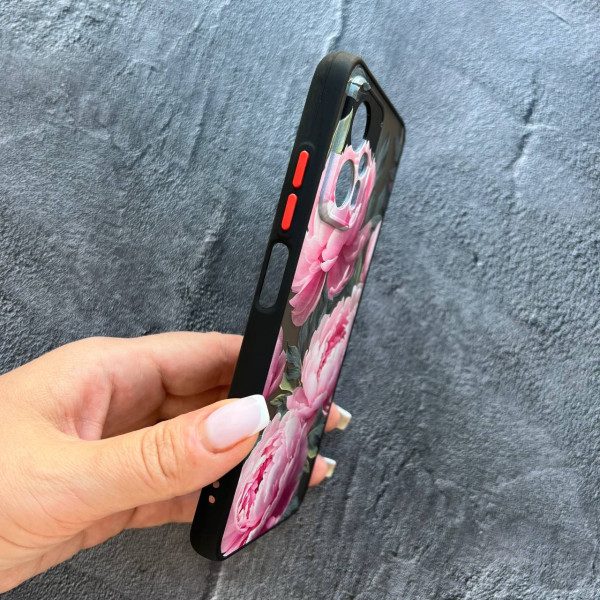 Чехол для Xiaomi Poco X4 GT пионы крупные