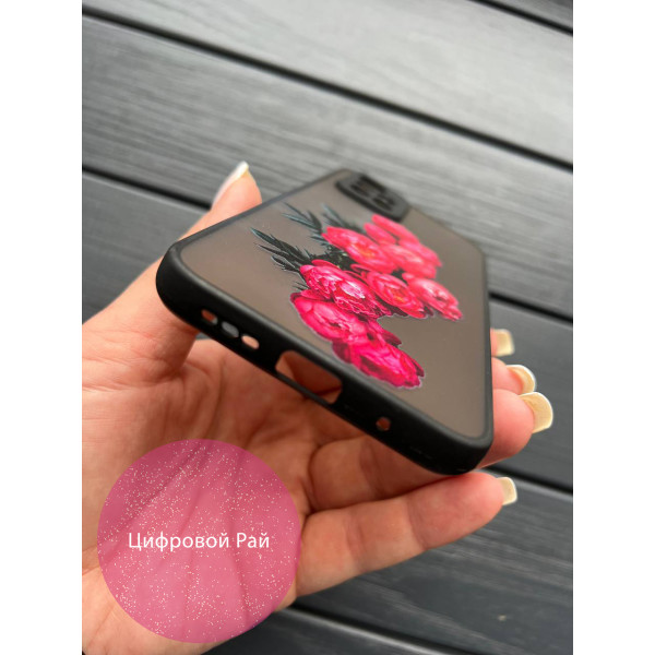 Чохол для Xiaomi Redmi 10 півонії рожеві