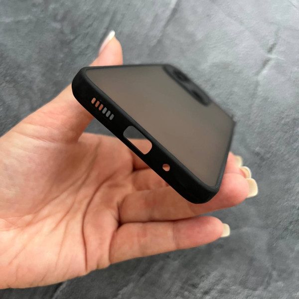 Чехол для Xiaomi Redmi 12C матовый пластик без дизайна