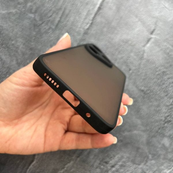 Чехол для Xiaomi Redmi 13 4G / Poco M6 4G с защитой камеры матовый пластик без дизайна