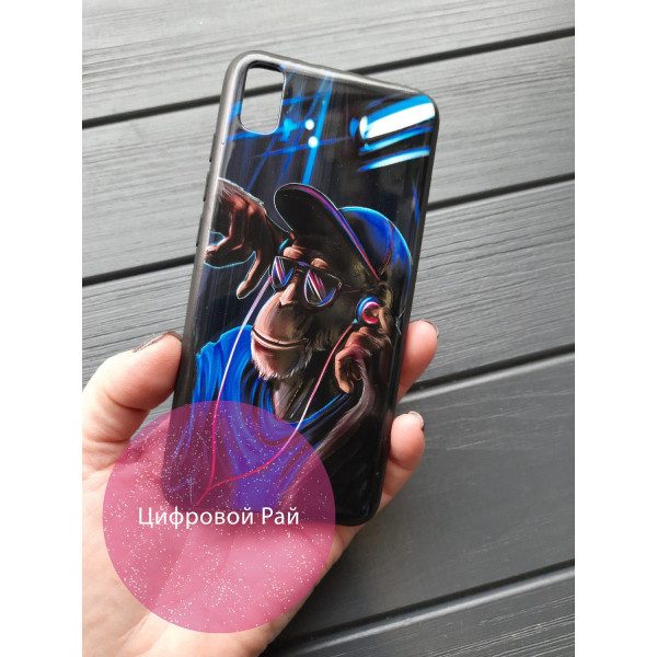 Чехол для Xiaomi Redmi 7A силиконовый чехол с принтом обезьяна