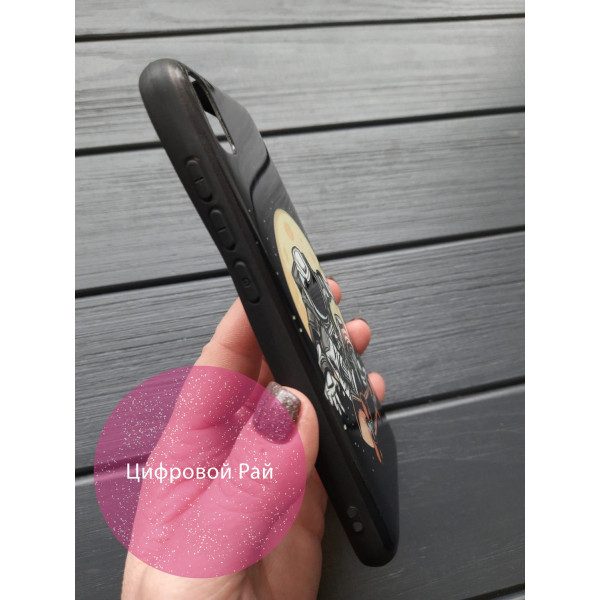 Чехол для Xiaomi Redmi 7A силиконовый чехол с принтом космонавт