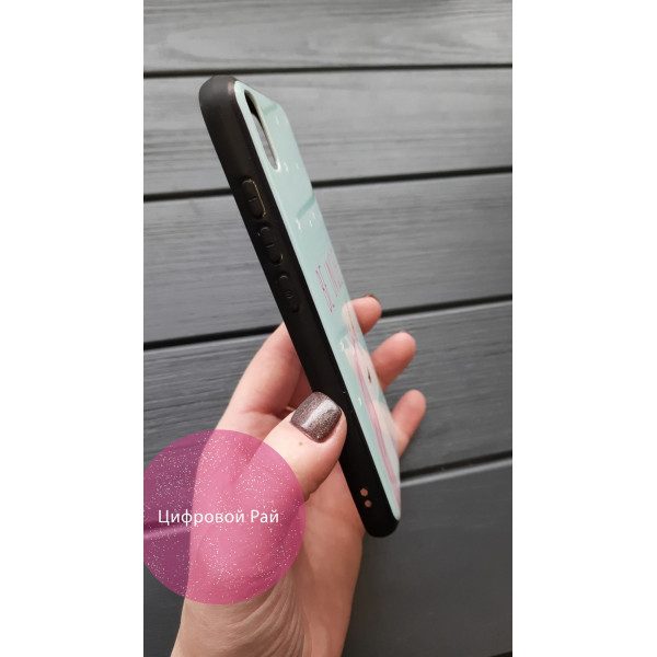 Чехол для Xiaomi Redmi 7A силиконовый чехол с принтом единорог