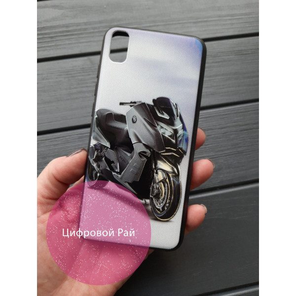 Чехол для Xiaomi Redmi 7A силиконовый чехол с принтом Мотоцикл