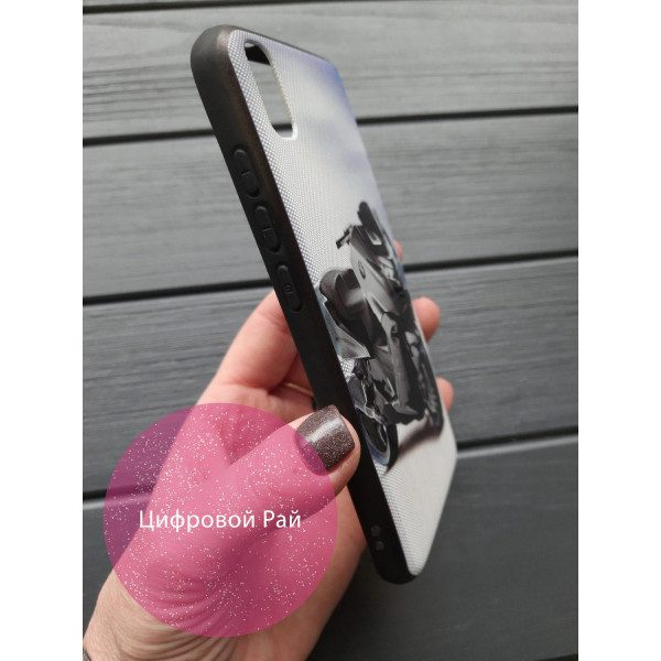 Чехол для Xiaomi Redmi 7A силиконовый чехол с принтом Мотоцикл