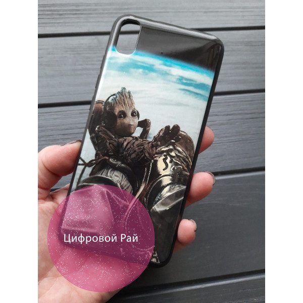 Чехол для Xiaomi Redmi 7A силиконовый чехол с принтом грут