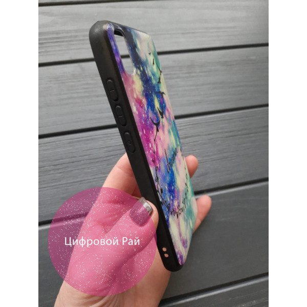 Чехол для Xiaomi Redmi 7A силиконовый чехол с принтом птицы