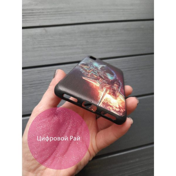 Чехол для Xiaomi Redmi 7A силиконовый чехол с принтом Ракета