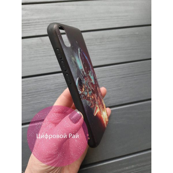 Чохол для Xiaomi Redmi 7A силіконовий чохол із принтом Ракета