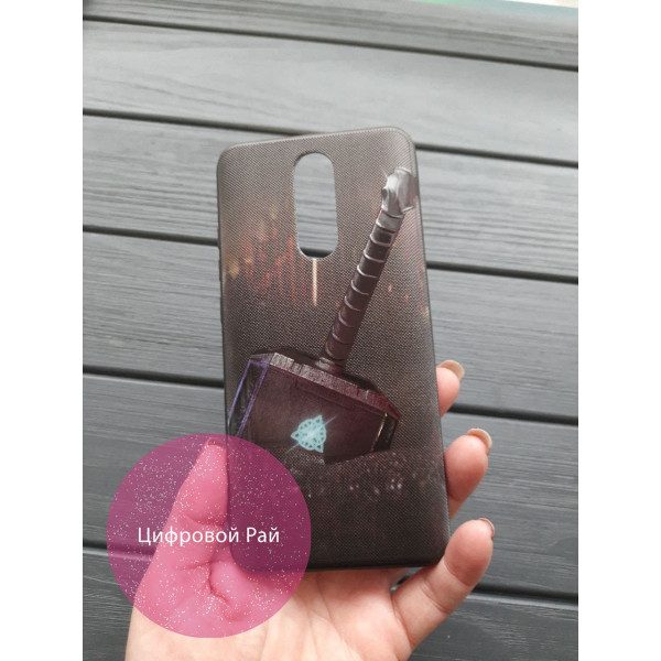 Чехол для Xiaomi Redmi 8 силиконовый чехол с принтом молот Тора