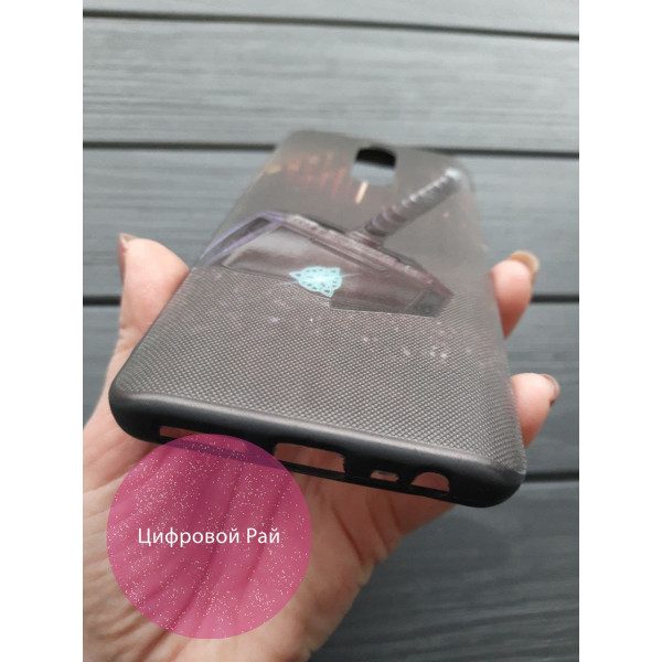 Чехол для Xiaomi Redmi 8 силиконовый чехол с принтом молот Тора