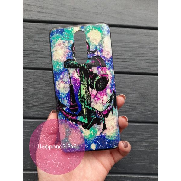 Чехол для Xiaomi Redmi 8 силиконовый чехол с принтом якорь