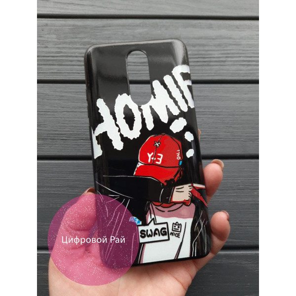 Чехол для Xiaomi Redmi 8 силиконовый чехол с принтом homie