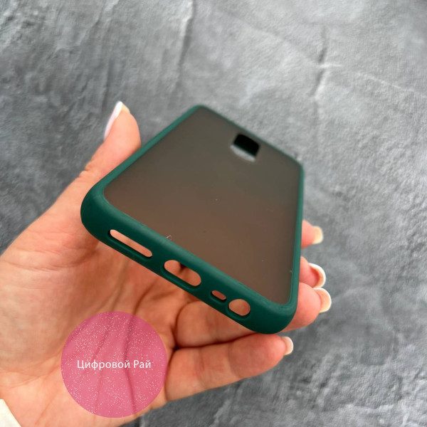 Чехол для Xiaomi Redmi 8 матовый пластик без дизайна