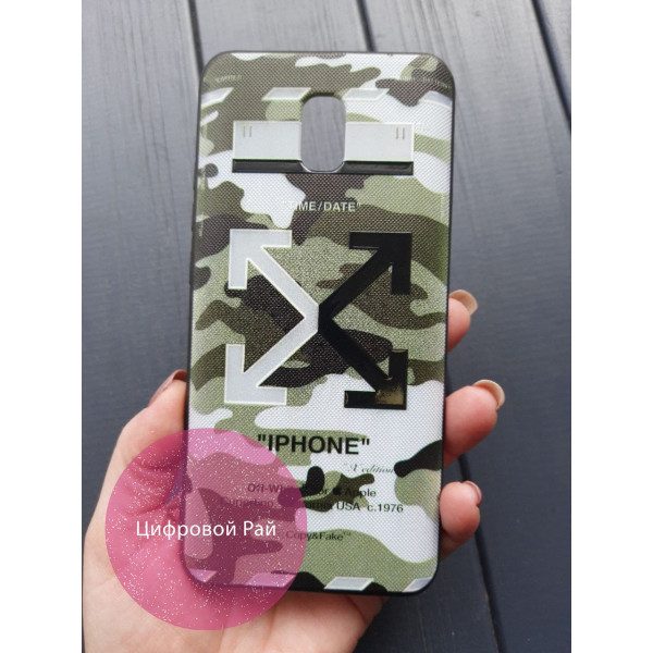 Чехол для Xiaomi Redmi 8a силиконовый чехол с принтом Off-White