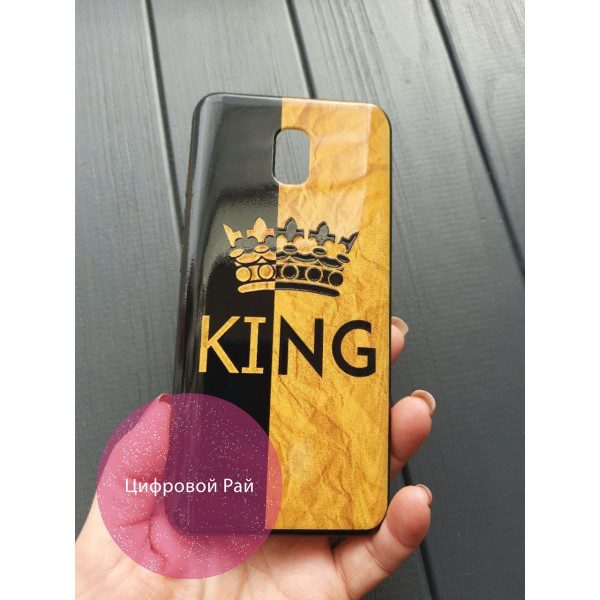 Чехол для Xiaomi Redmi 8a силиконовый чехол с принтом king