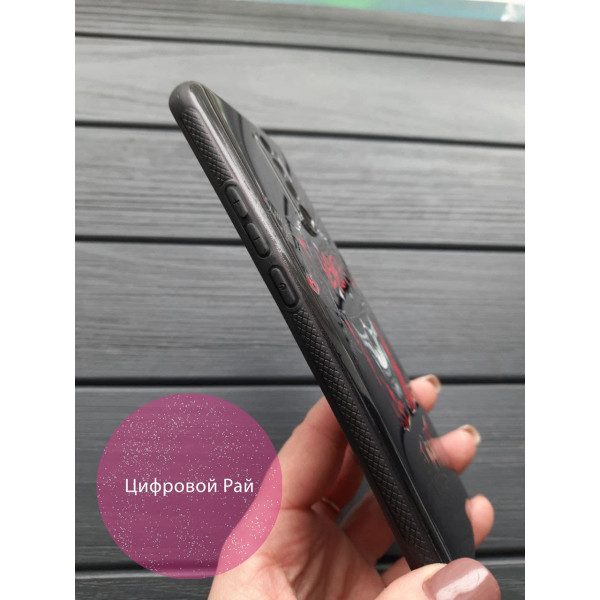 Чехол для Xiaomi Redmi 9 силиконовый чехол с принтом скелет