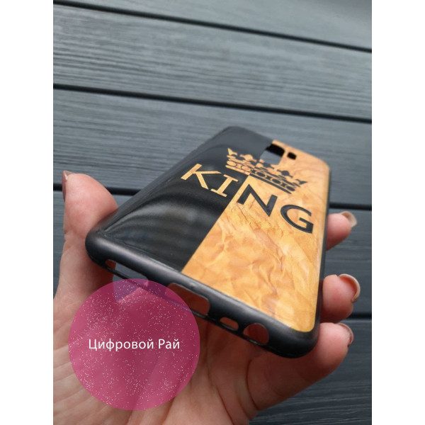 Чехол для Xiaomi Redmi 9 силиконовый чехол с принтом king
