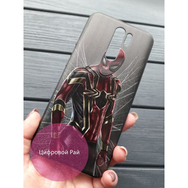 Чехол для Xiaomi Redmi 9 силиконовый чехол с принтом Человек-Паук