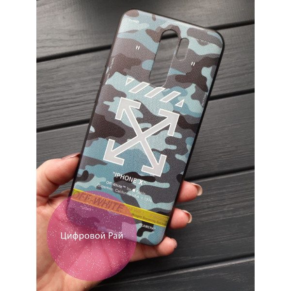 Чехол для Xiaomi Redmi 9 силиконовый чехол с принтом Off-White