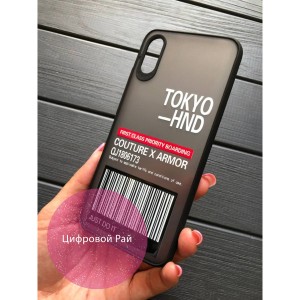 Чохол для Xiaomi Redmi 9A квиток на літак Токіо білий