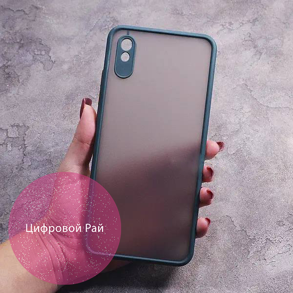 Чохол для Xiaomi Redmi 9A матовий пластик без дизайну