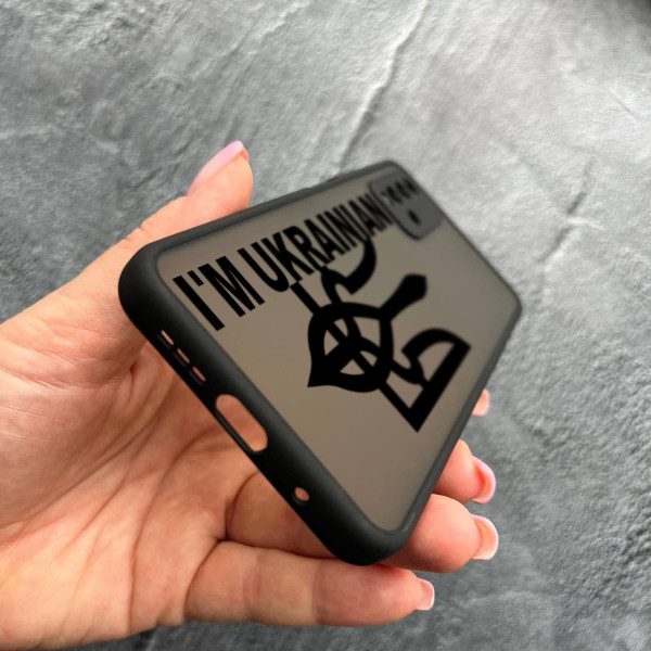 Чохол для Xiaomi Redmi 9T патріотичний з захистом камери I`m Ukrainian
