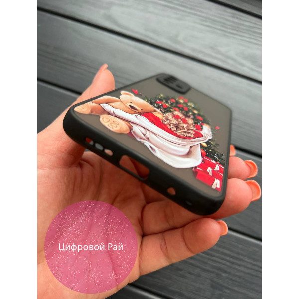 Чохол для Xiaomi Redmi 9T дівчинка біля ялинки