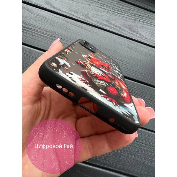 Чохол для Xiaomi Redmi 9T новорічний дракончик