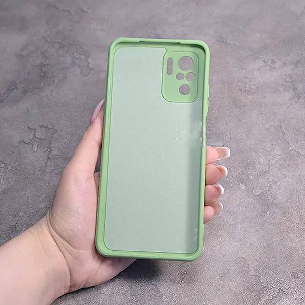 Однотонный чехол для Xiaomi Redmi Note 10 4G / Note 10s / Xiaomi Poco M5s с soft-touch покрытием и микрофиброй внутри