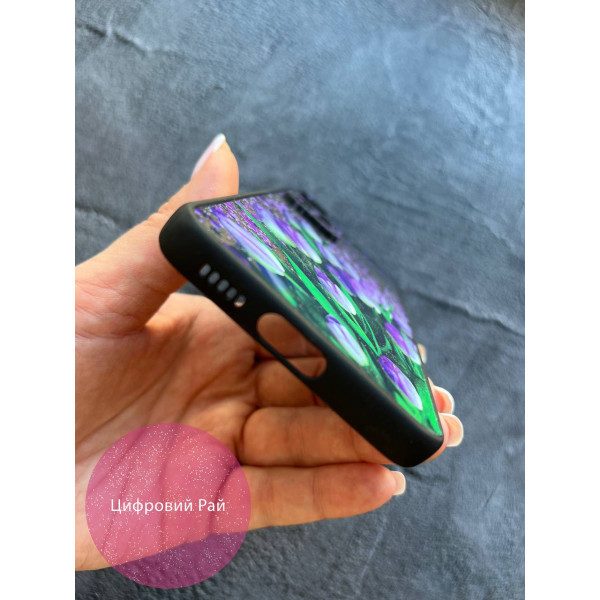 Чохол для Xiaomi Redmi Note 11 Pro Plus 5G фіолетові тюльпани