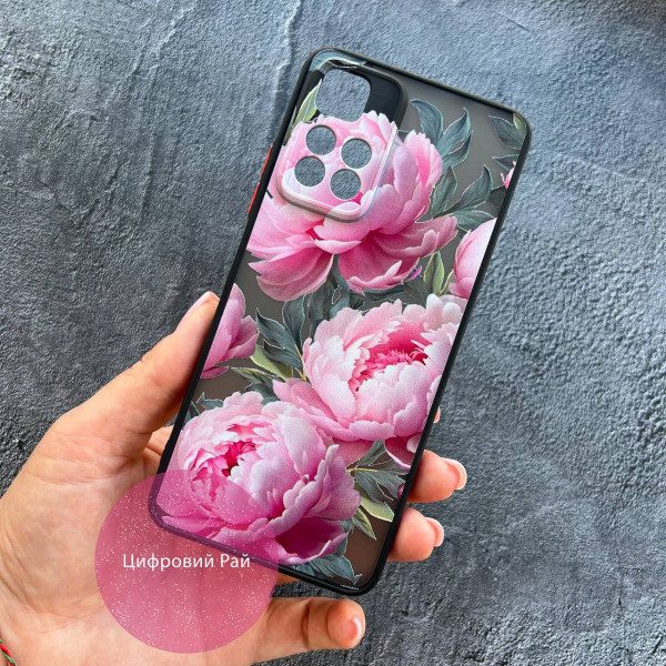 Чехол для Xiaomi Redmi Note 11 Pro Plus 5G пионы крупные