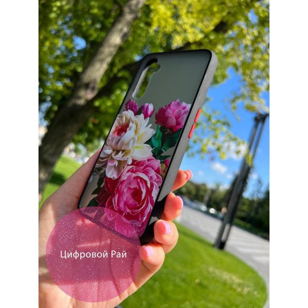 Чехол для Realme 6 Pro пионы классические