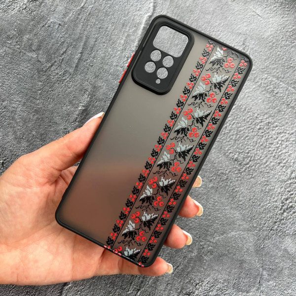 Чохол для Xiaomi Redmi Note 11 Pro / Redmi Note 12 Pro 4G вишиванка Миколаївщина з покриттям лаку