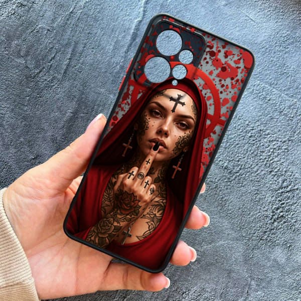 Чохол для Xiaomi Redmi Note 12 4G з захистом камери Монашка бунтарка