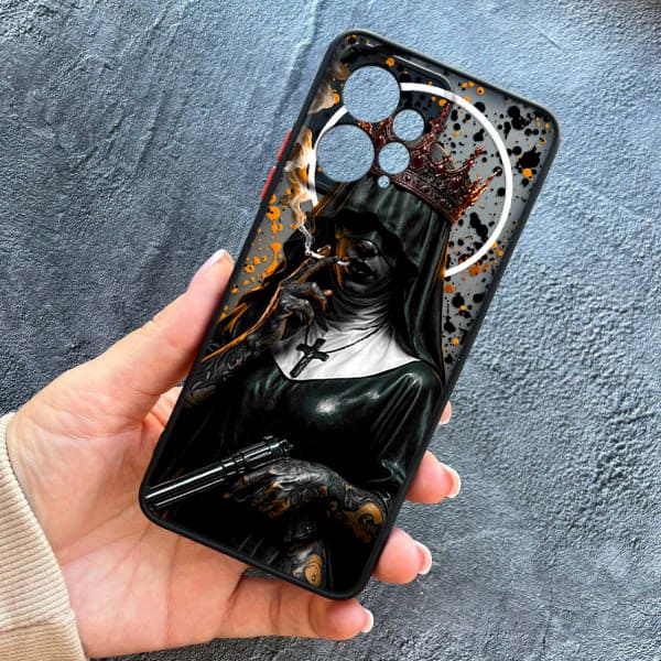 Чохол для Xiaomi Redmi Note 12 4G з захистом камери Чорна королева