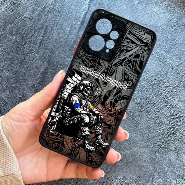 Чохол для Xiaomi Redmi Note 12 4G з захистом камери Військовий Необмежено Придатний