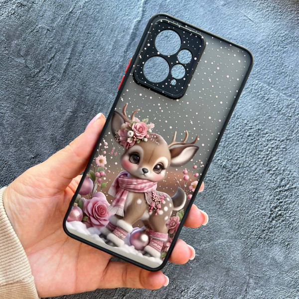 Чохол для Xiaomi Redmi Note 12 4G новорічне оленятко