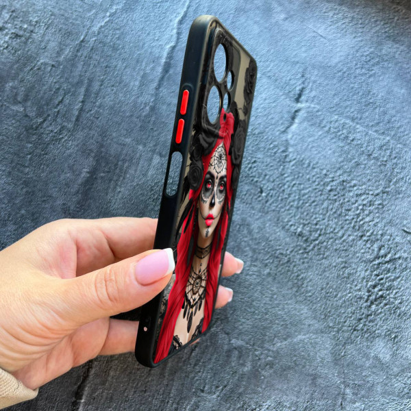 Чохол для Xiaomi Redmi Note 12 4G Санта-Муерте у трояндах