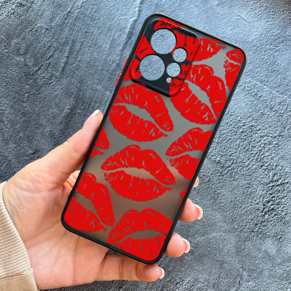 Чохол для Xiaomi Redmi Note 12 4G червоні губи