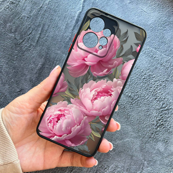 Чохол для Xiaomi Redmi Note 12 4G півонії крупні